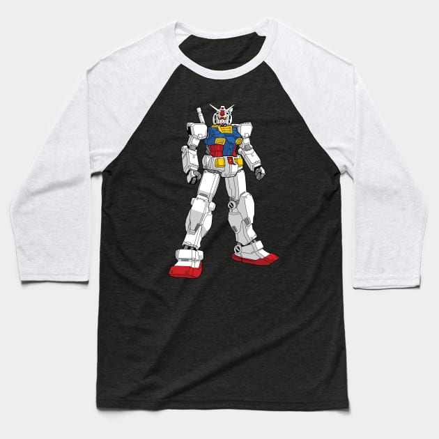 Transformers Illustration Baseball T-Shirt by Digster